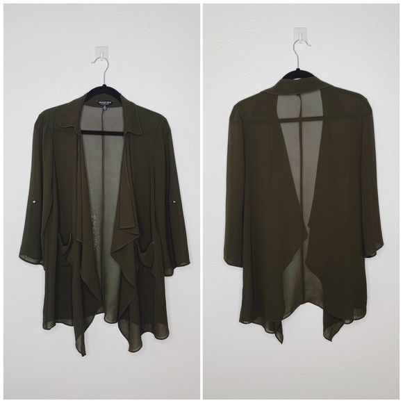 fashion nova green cardigan